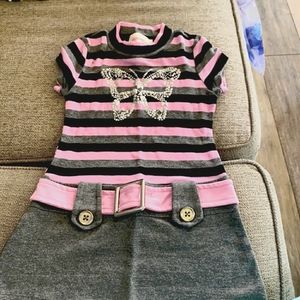 Butterflies and buckles girls 3T dress